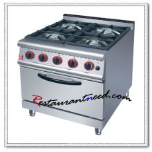 K064 4 Burners Gas Range with Oven or Cabinet